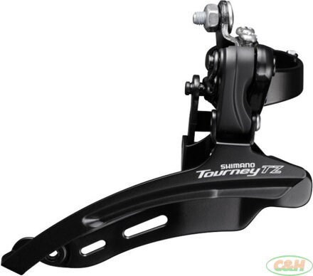 přesmykač SHIMANO Tourney TZ FD-TZ500-D 31,8 dolní tah, černý (42z)