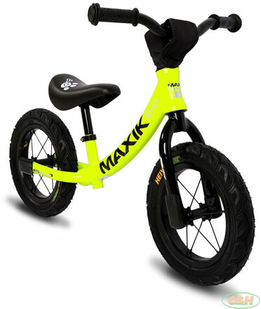 odrážedlo MAXÍK Evo Lite fluo žlutá/černá