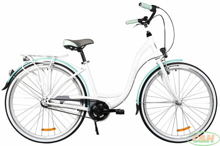 kolo STORM Barcelona 28" 3sp. 17" bílé / mořské modré
