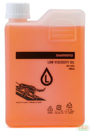 minerální olej hydraulický SHIMANO nízkoviskózní 1000 ml SM-LVOIL
