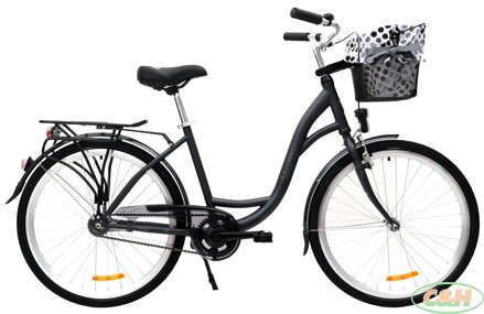 kolo STORM Stockholm 26" 1sp. 17" šedé matné