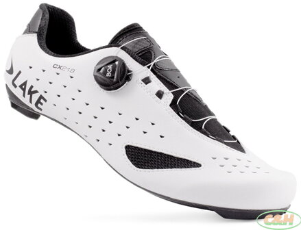 tretry LAKE CX219 Carbon bílá/černá vel.44