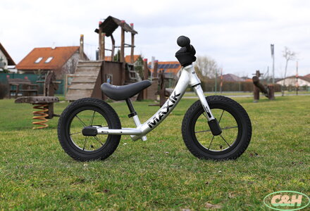 odrážedlo MAXÍK Evo Lite stříbrná/černá