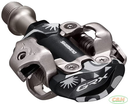 pedály SHIMANO SPD GRX PD-M8100-UG s kufry SM-SH51 (v krabičce)