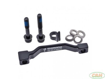 brzda kotoučová SHIMANO MT201, p+z (1000+1700 mm), adaptér, komplet bez kotoučů