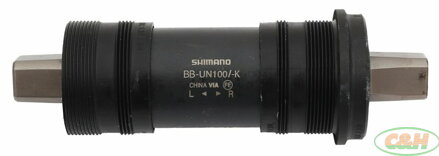 osa SHIMANO BB-UN100 BSA 68x122,5mm, LL 123, bez šroubů (v krabičce)