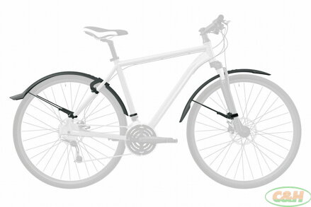 blatníky SKS Veloflexx 65 26-27,5" včetně vzpěr, černé