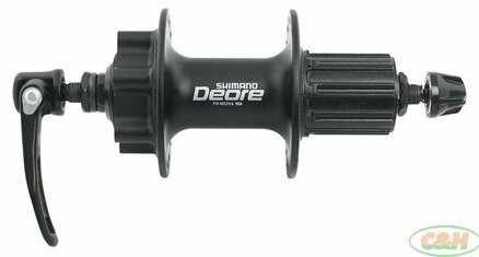 náboj disc SHIMANO Deore FH-M525AAZLS 32d zadní, 6děr,černý, v krabičce