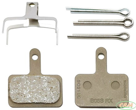brzdové destičky SHIMANO B05S-RX polymer, v krabičce