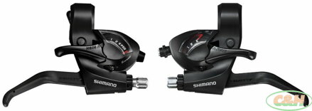 řazení SHIMANO ST-EF41-6 6speed pár EZ FIRE Plus, v krabičce