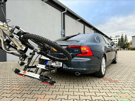 nosič na tažné zařízení na 3 kola / elektrokola AROSO Main 3 Silver sklopný