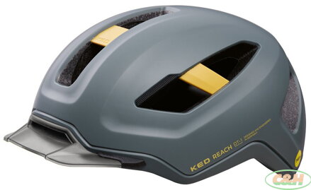 přilba KED Reach DT-1 MIPS M grey golden yellow 54-58 cm