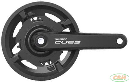 kliky SHIMANO Cues FC-U4000-2, 175mm, 40-26 zubů, černé, 11,10,9 speed