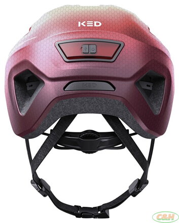 přilba KED Embrace Jr. S/M Black Maroon Red Matt 52-58 cm