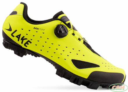 tretry LAKE MX177 fluo žlutá/černá vel.43 wide