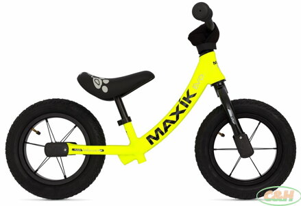 odrážedlo MAXÍK Evo Lite fluo žlutá/černá
