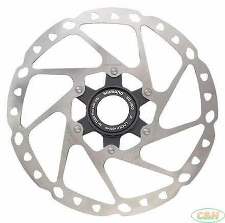 brzdový kotouč SHIMANO Deore SM-RT64 180mm Center lock, matice s externím ozubením