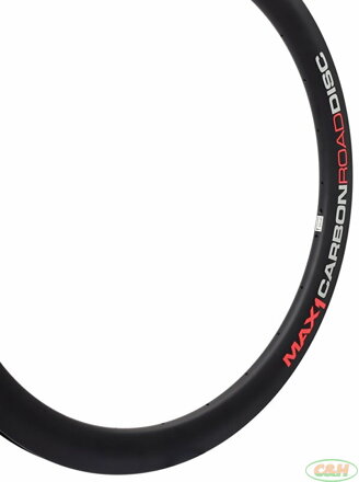 ráfek MAX1 Carbon Road Disc 50 mm/24 děr clincher 28 mm