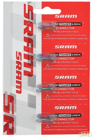 spojka řetězu SRAM 12 speed, PowerLock Eagle Rainbow (4 ks na kartě)