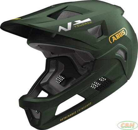 přilba ABUS YouDrop FF moss green S