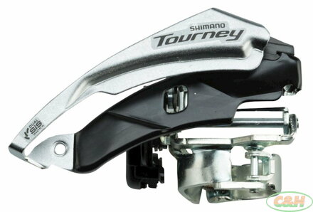 přesmykač SHIMANO FD-TY510TSM6, O 28,6-34,9 mm Top Swing, Dual pull 48 zubů, pro 6/7speed,v krabičce