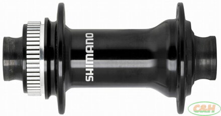 náboj disc SHIMANO HB-MT410 32děr Center lock 15mm e-thru-axle 100mm přední černý v krabičce