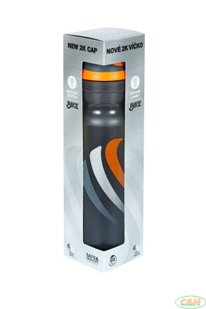 Zdravá lahev 1,0 l  BIKE 2K19 oranžová