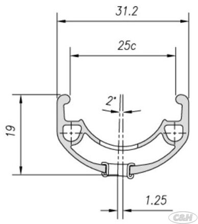ráfek MACH1 29" Maxx disc 32děr/černý