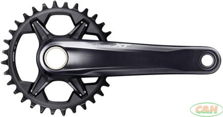 kliky SHIMANO XT FC-M8120-1 175 mm, 12 speed, převodník 34 zubů, bez pouzdra