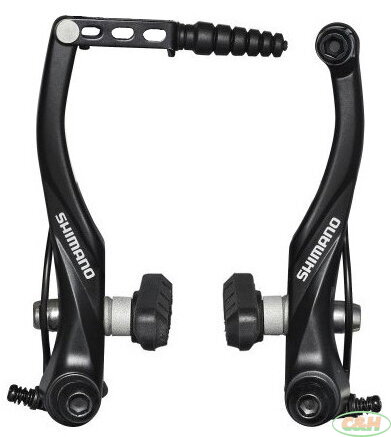 brzdy SHIMANO Alivio BR-T4000 V-brake černé (sada)