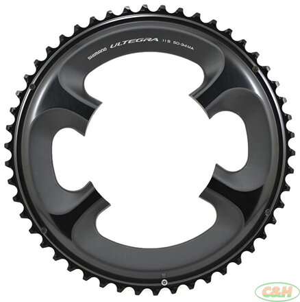 převodník SHIMANO Ultegra FC-6800-2 50 zubů, 2x11 speed (pro 50- 34 zubů)