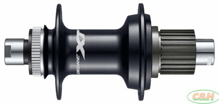 náboj disc SHIMANO XT FH-M8110-B 32děr Center lock 12mm e-thru-axle 148mm 12 speed zadní černý