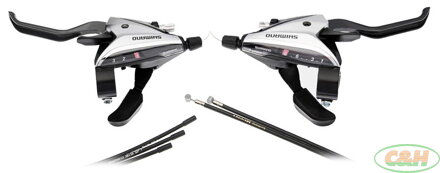řazení SHIMANO Altus ST-EF65 8speed černé