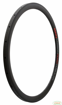 ráfek MAX1 Carbon Road 38 mm/24 děr tubular