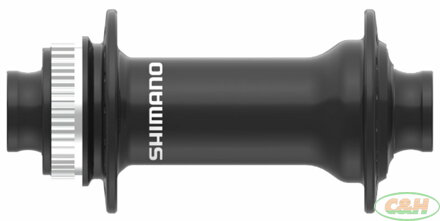 náboj disc SHIMANO HB-MT410-B 32děr Center lock 15mm e-thru-axle 110mm přední černý