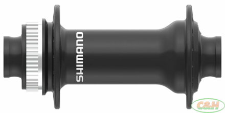 náboj disc SHIMANO HB-MT410-B 32děr Center lock 15mm e-thru-axle 110mm přední černý v krabičce