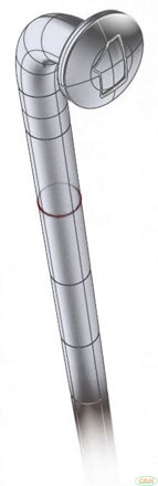 drát MACH1 nerez stříbrný 256mm