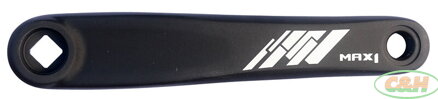 kliky MAX1 Tour 48-38-28 175mm černé s krytem