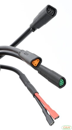kabel k displeji, baterii a přednímu světlu BAFANG M500 EB-Bus