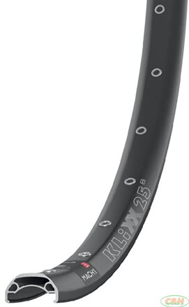 ráfek MACH1 29" Klixx 25 disc 32děr/1nýt černý