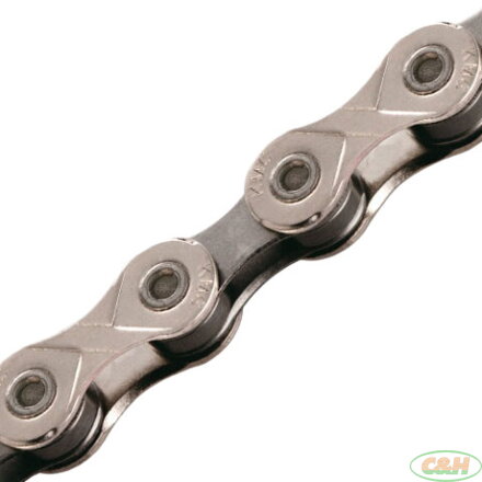 řetěz KMC X-11.93 stř/černý v krabičce, 118 čl.