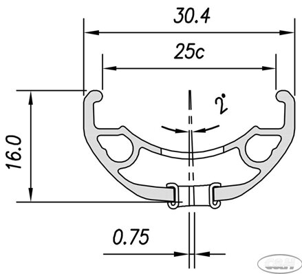 ráfek MACH1 29" Klixx 25 disc 32děr/1nýt černý