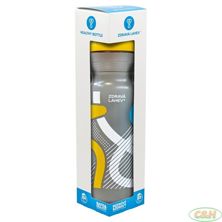 Zdravá lahev 1,0 l Sport Element žlutá