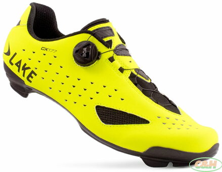 tretry LAKE CX177 fluo žlutá/černá vel.45