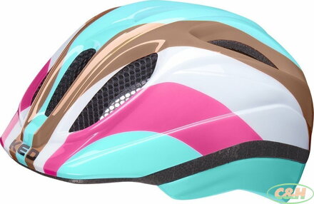 přilba KED Meggy II Trend S rainbow retro blue 46-51 cm