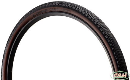 plášť K-SERIES Crusher Gravel 700x40C 120 TPI TLR kevlar, hnědý bok