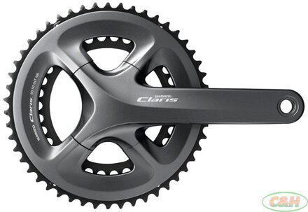 kliky SHIMANO Claris FC-R2000 175mm 50-34zubů, 8 speed, bez středového ložiska, v krabičce