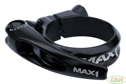 sedlová objímka MAX1 Race 34,9 mm rychloupínací černá