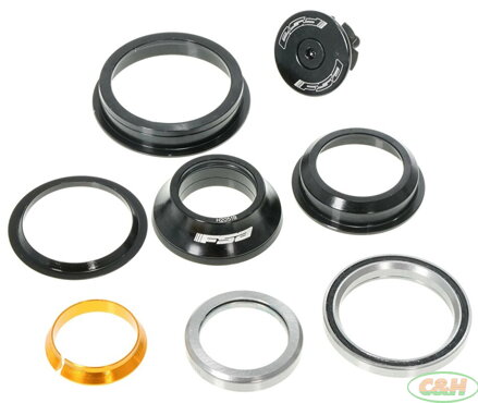 semi-integrované asymetrické hlavové složení FSA No.57 1,5" a 1 1/8" černé