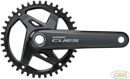 kliky SHIMANO Cues FC-U8000-1, 175mm, 42 zubů, černé, bez krytu, 11,10,9 speed, v krabičce